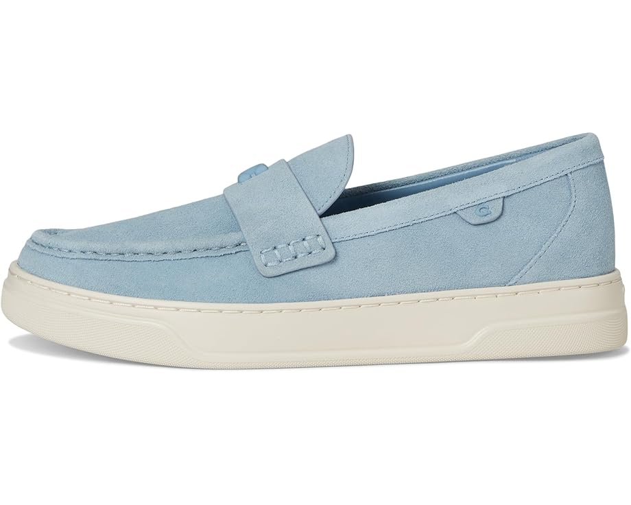 Лоферы COACH Hybrid с верхом из замши и фирменным тисненым узором
