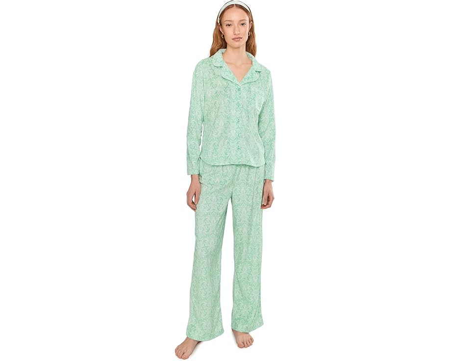 Пижамный комплект Petite Minky Fleece с принтом от Karen Neuburger