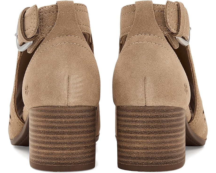 Босоножки Lucky Brand Cormyn на каблуке с ремешком, цвет черный