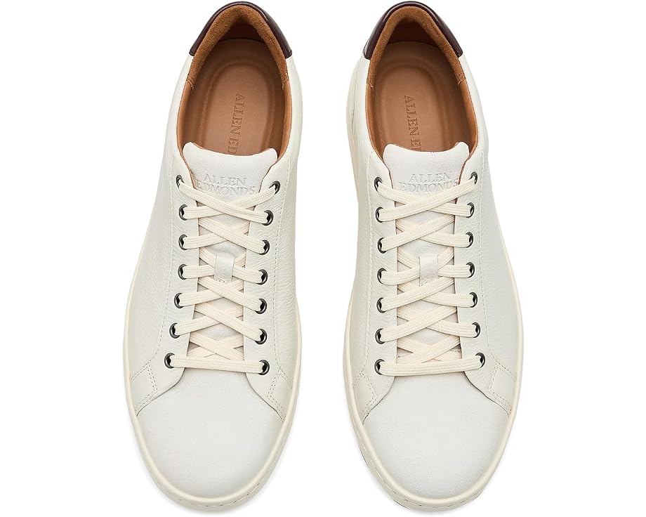 Кроссовки Barnes 2 на шнуровке от Allen Edmonds белая кожа