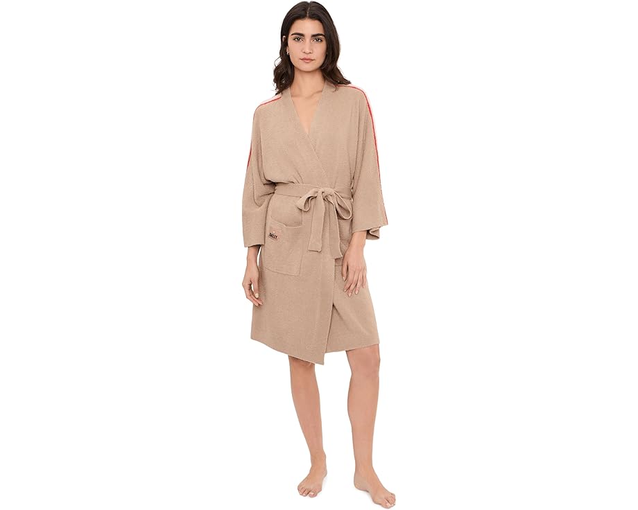 Халат Barefoot Dreams CozyChic Lite с вышитым улыбающимся солнцем