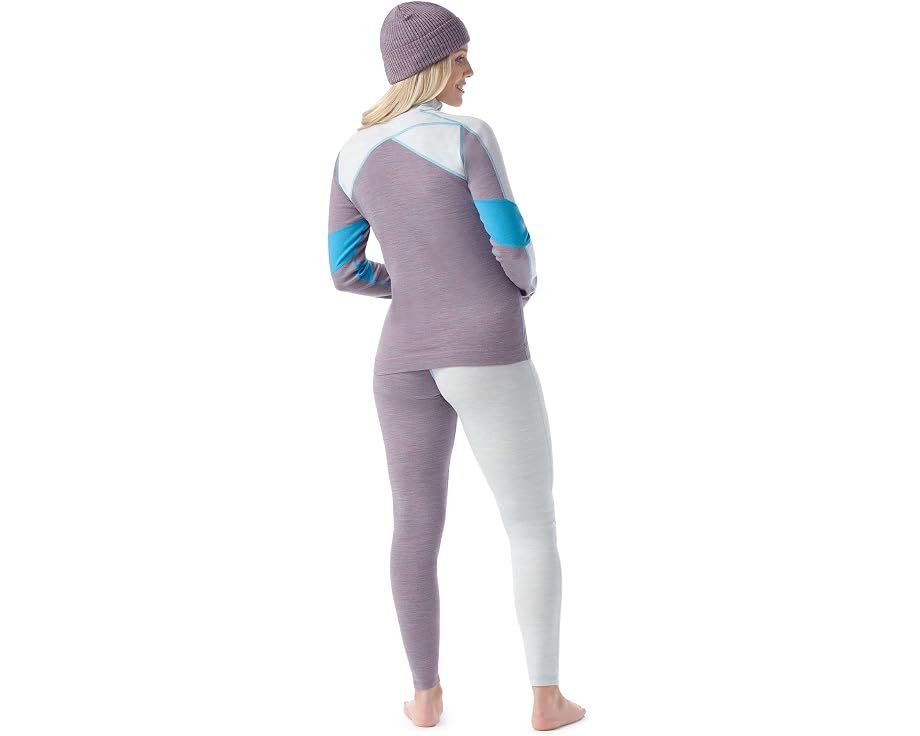 Термобелье Smartwool Classic Thermal Merino Colorblock с молнией 1/4