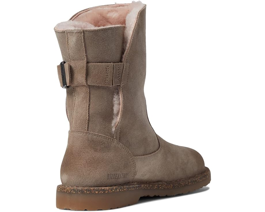 Ботинки Birkenstock Uppsala из замши с натуральным мехом внутри