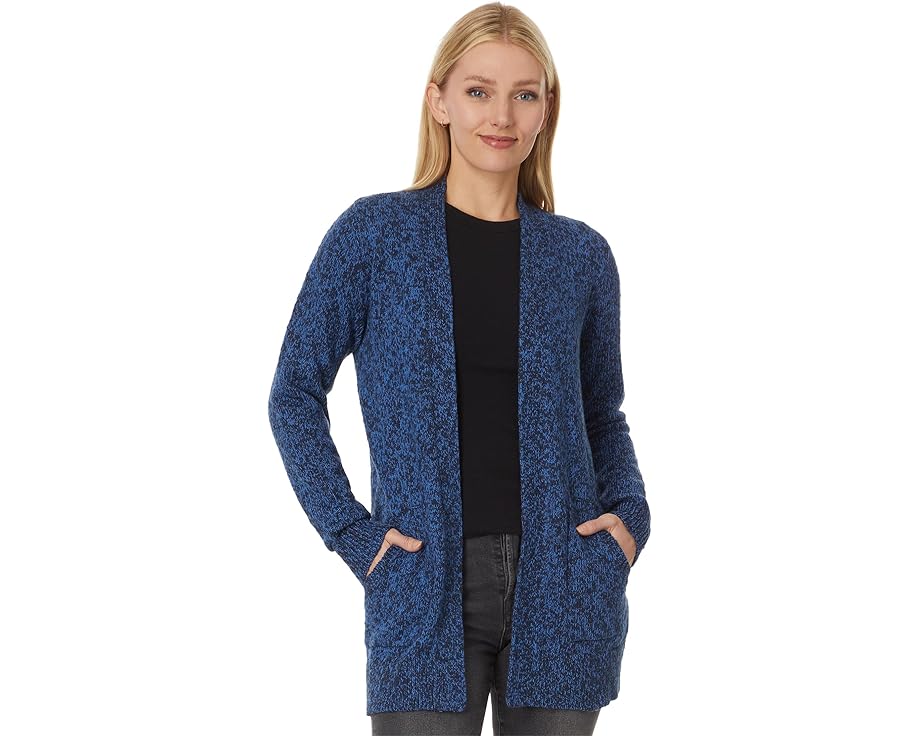 Кардиган L.L.Bean Cotton Ragg Sweaters Open Cardigan длинного кроя с ребристыми манжетами