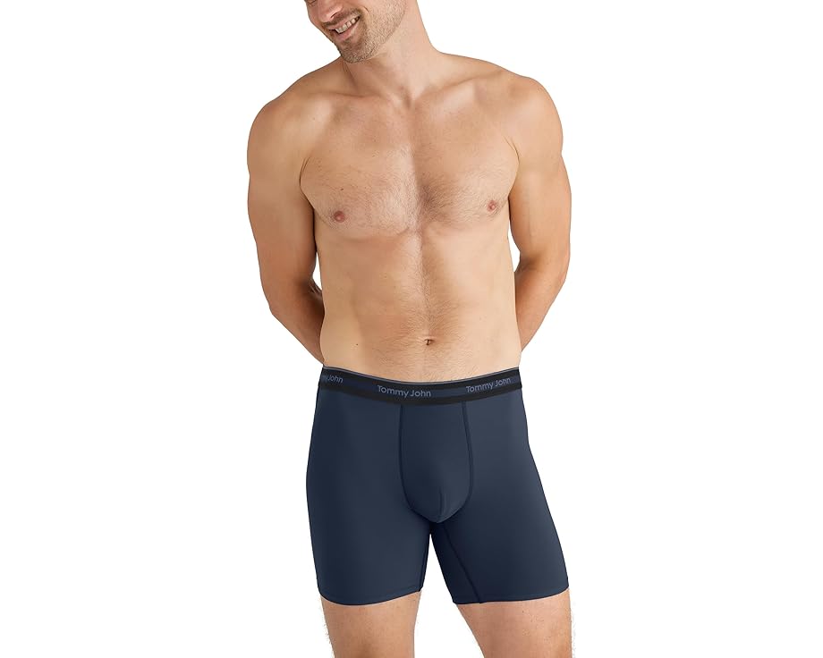 Tommy John Comfort Micro 6 дюймов (15.24 см) боксеры 3 шт с четырехсторонним растяжением