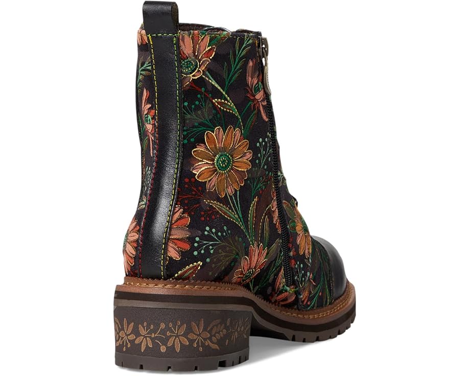 L'Artiste by Spring Step Ботинки Cordea Black Multi с вышивкой