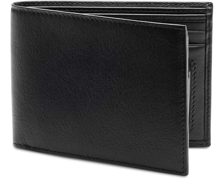 Bosca кожаный ID-кошелек Executive из коллекции Nappa Vitello черного цвета