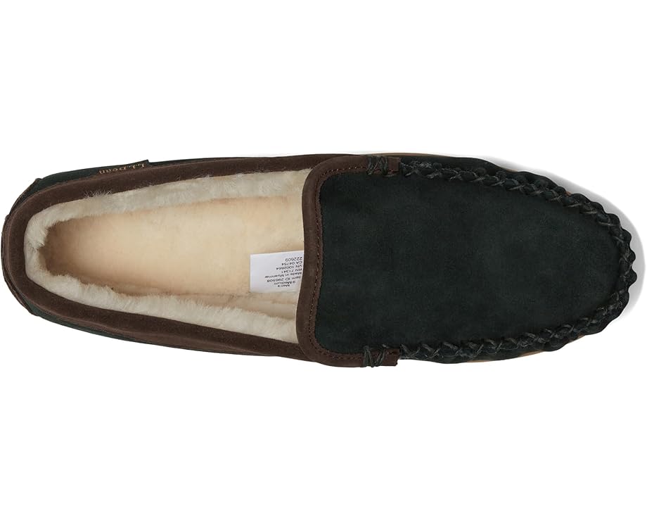 Домашние тапочки L.L.Bean Wicked Good Venetian из замши с меховой подкладкой