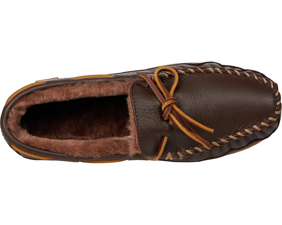 Домашние тапочки-мокасины L.L.Bean Wicked Good Moosehide с подкладкой из овчины