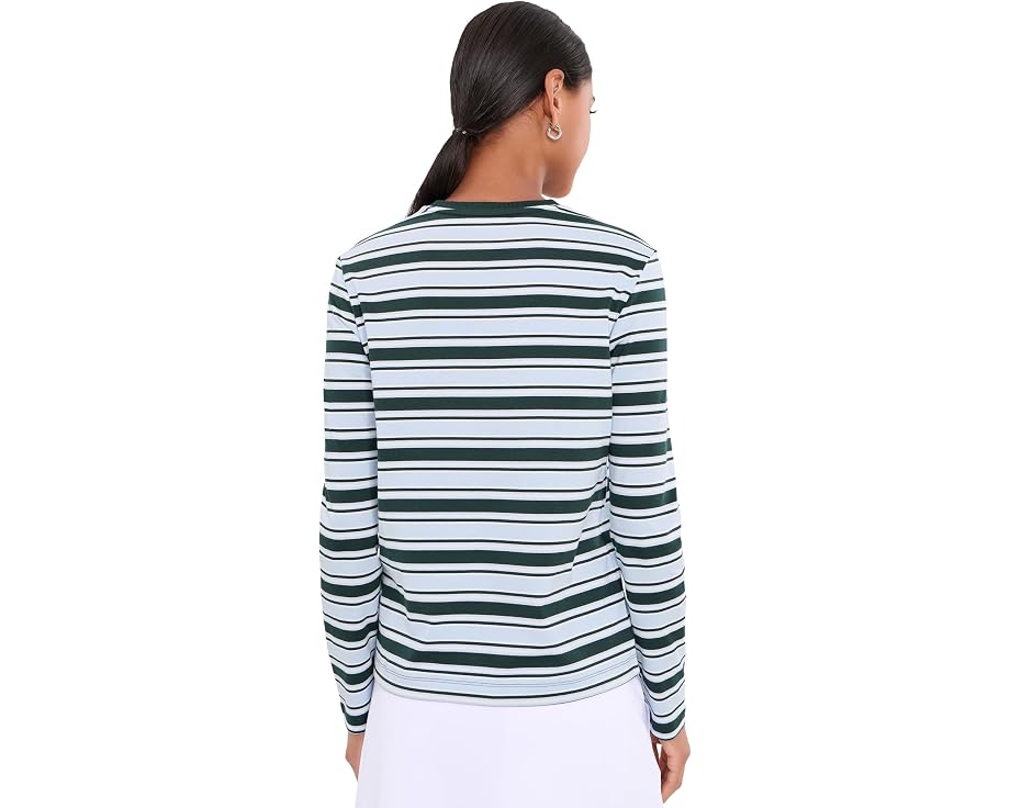 Lacoste футболка с длинным рукавом в полоску