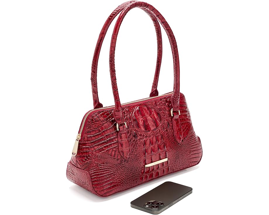 Сумка Jennifer от Brahmin с горизонтальным силуэтом