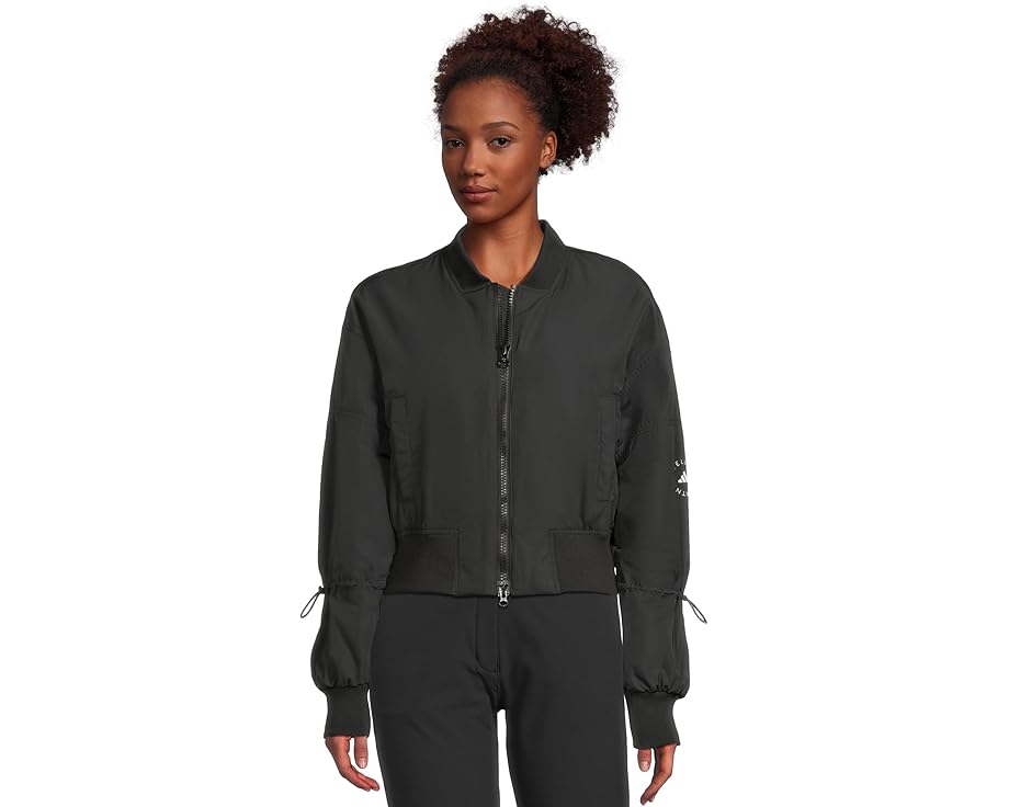 Куртка-бомбер adidas by Stella McCartney Cropped с технологией WIND.DRY
