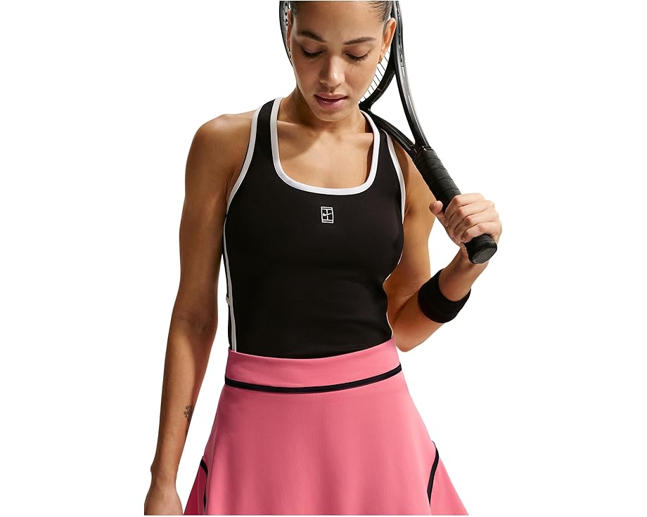 Теннисная юбка Nike Advantage Dri-FIT с высокой талией и встроенными шортами