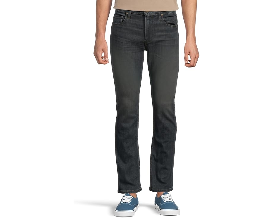 Джинсы Paige Federal Transcend Slim Straight Fit в оттенке Justinson с премиум стрейчем