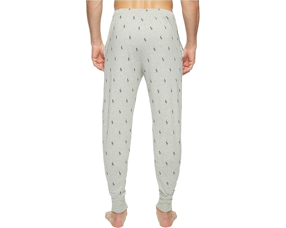 Пижамные джоггеры All Over Pony Player Knit Sleepwear от Polo Ralph Lauren из хлопкового трикотажа