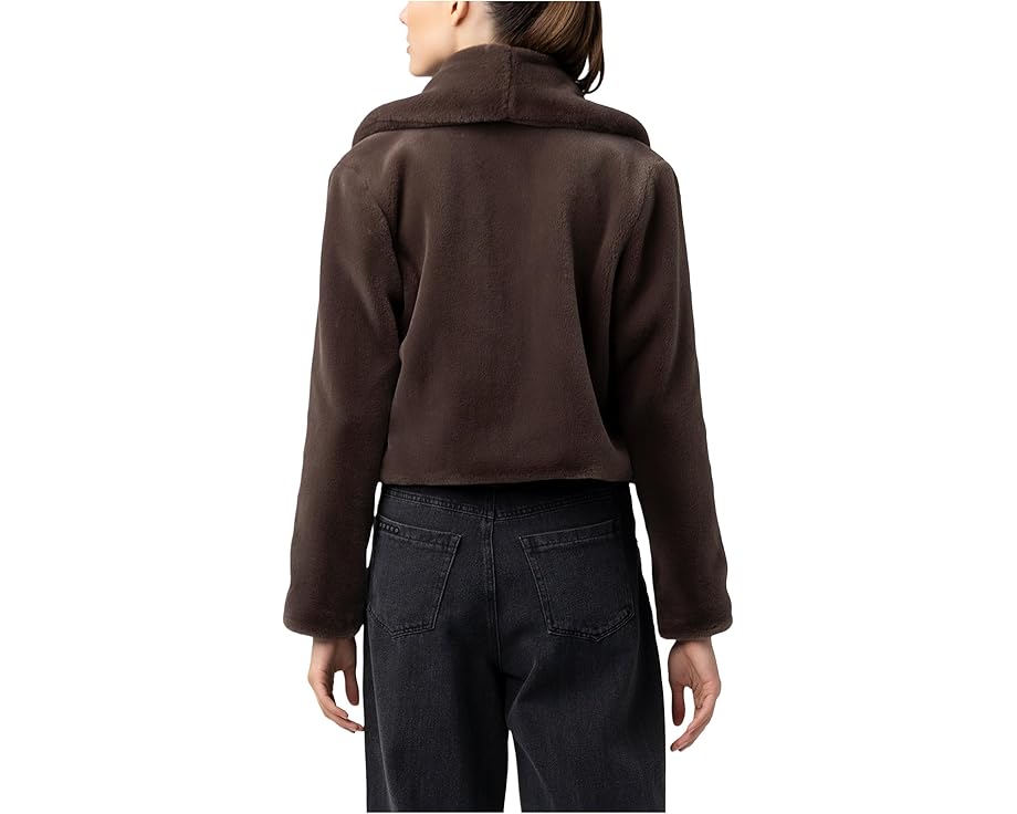 Короткая куртка Blank NYC Faux Fur Cropped из искусственного меха