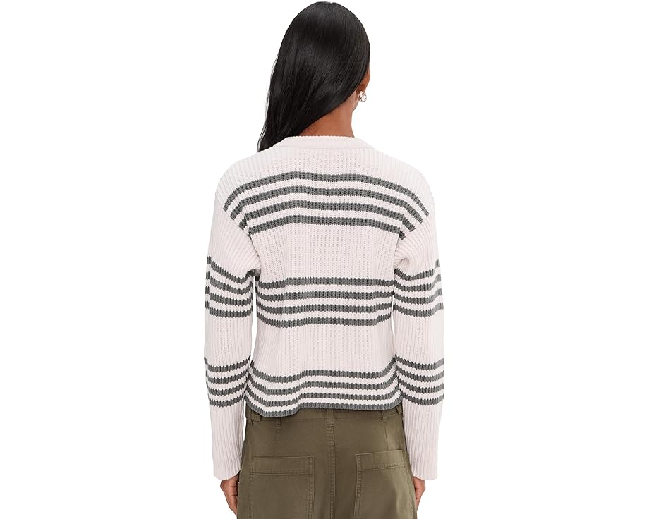 Кардиган Alexandra Stripe Cardigan в полоску с V-образным вырезом