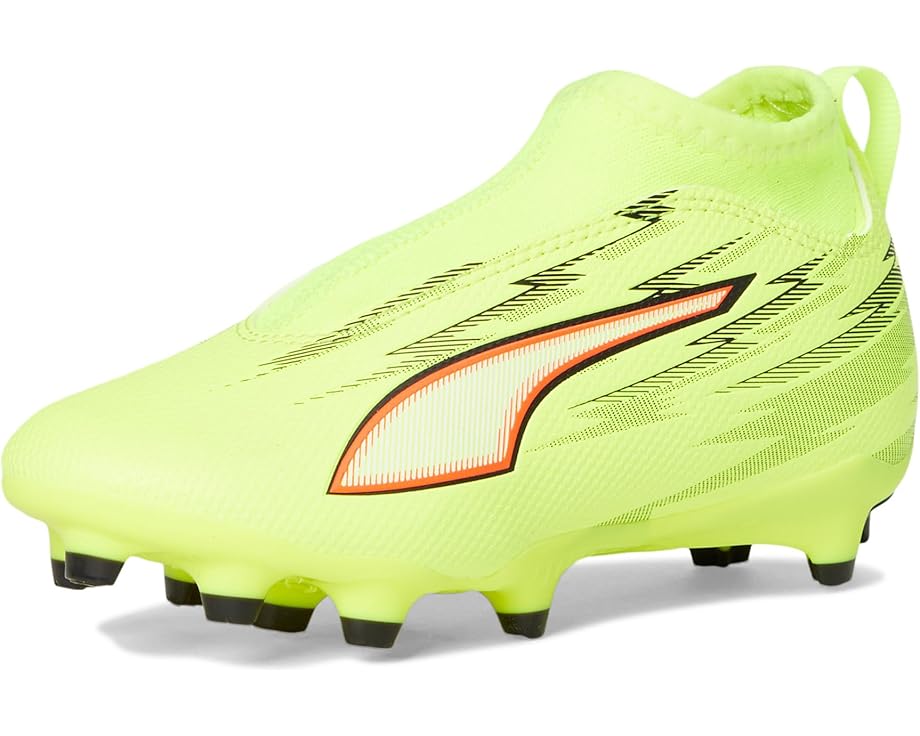 PUMA Детские футбольные бутсы Ultra 6 Match+ без шнуровки для твердого и искусственного покрытия с технологией SPEEDSYSTEM