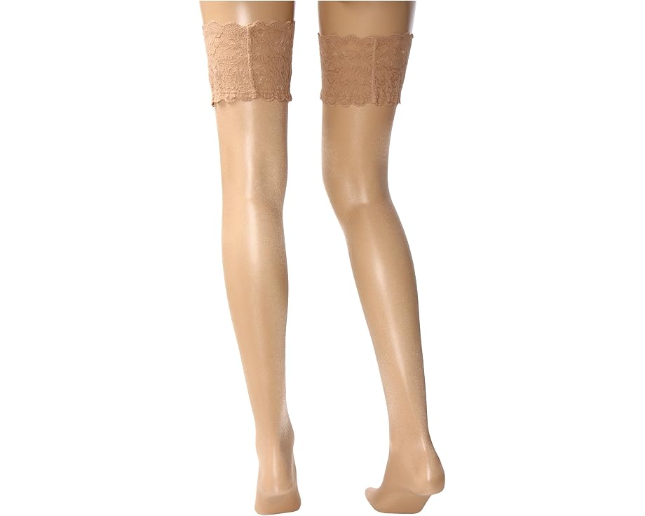 Чулки Wolford Satin Touch 20 Stay-Up с кружевной резинкой и атласным блеском