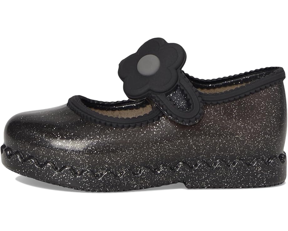 Балетки Hip Ballerina с аппликацией цветка и липучкой Mini Melissa