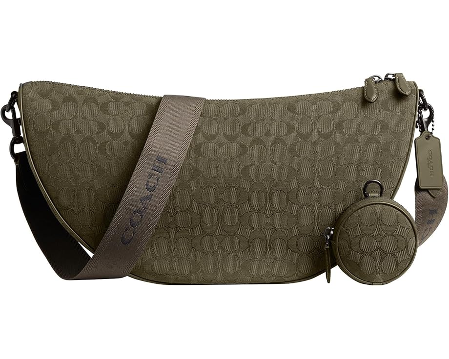 Сумка через плечо COACH Hall Soft Sling Bag 45 из сигатурного дакрона