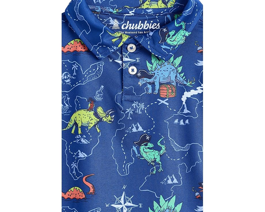 Рубашка поло Chubbies Kids The Lil Rex Marks The Spot для малышей