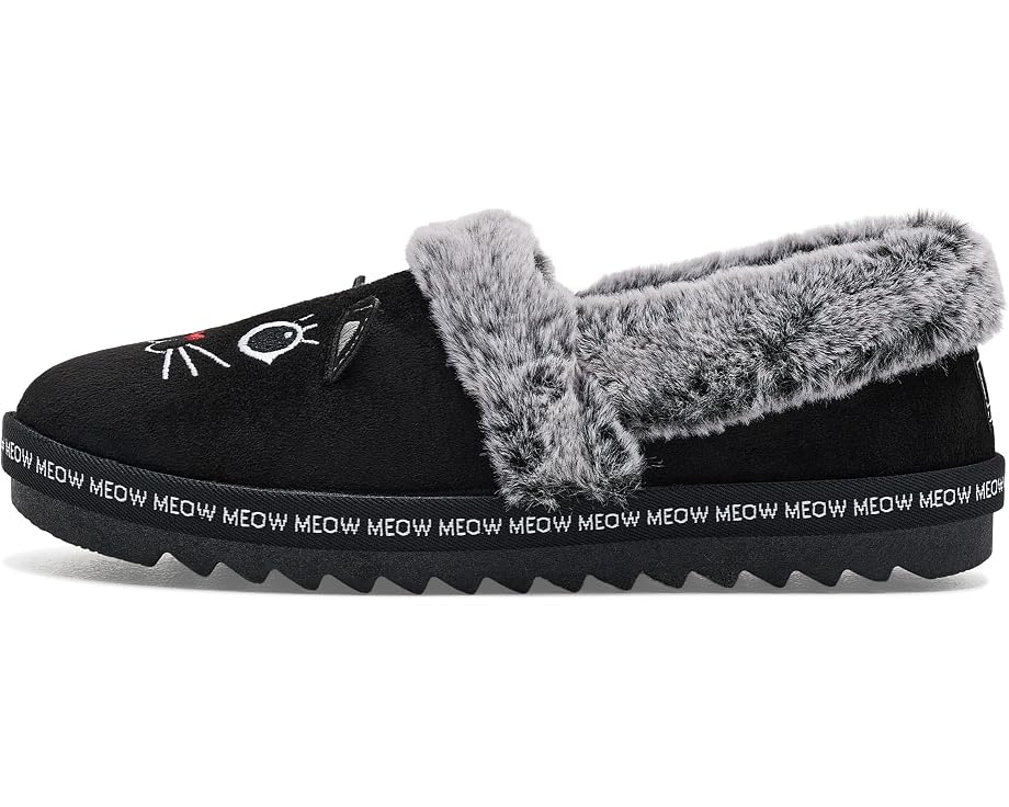 BOBS from SKECHERS тапочки Cozy Kiss с мордочкой кота