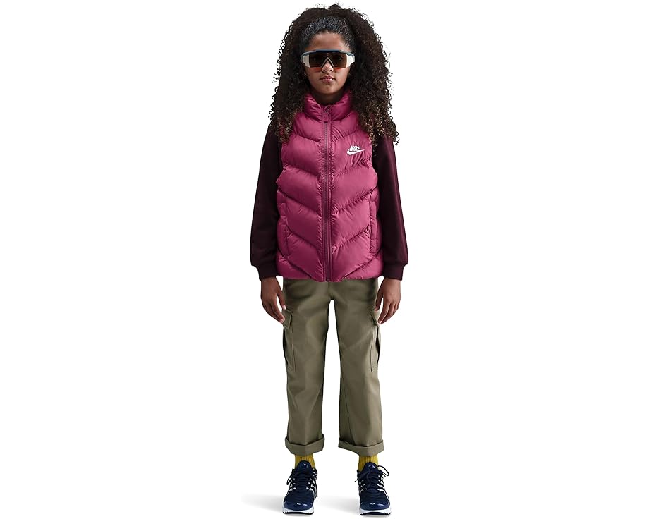 Nike Kids Пуховый жилет Therma-FIT свободного кроя с водоотталкивающей тканью
