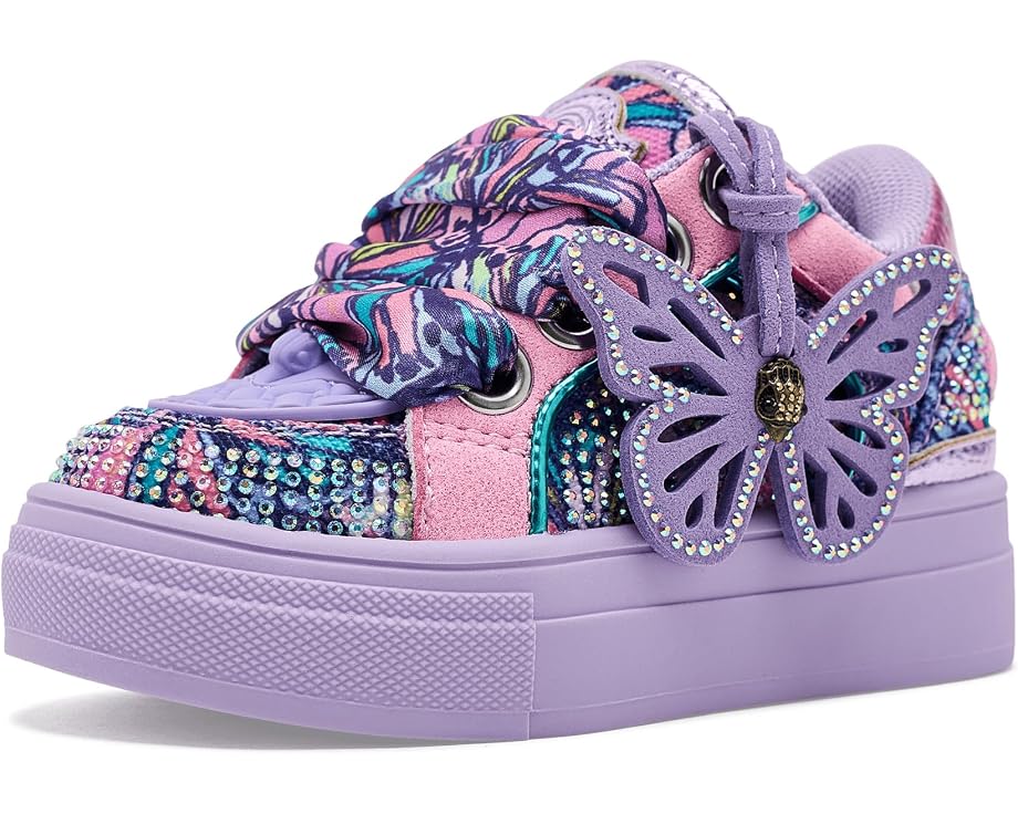 Kurt Geiger London Kids Кроссовки Mini Southbank Tag с цветком для малышей