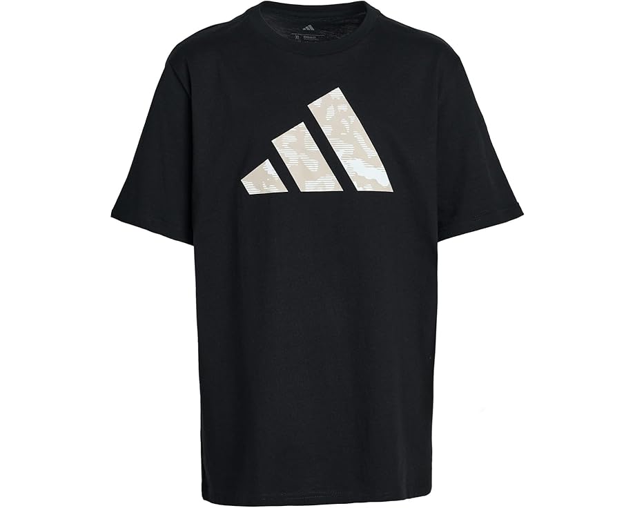 Футболка adidas Kids Lenticular Camo Logo с лентикулярным камуфляжным принтом