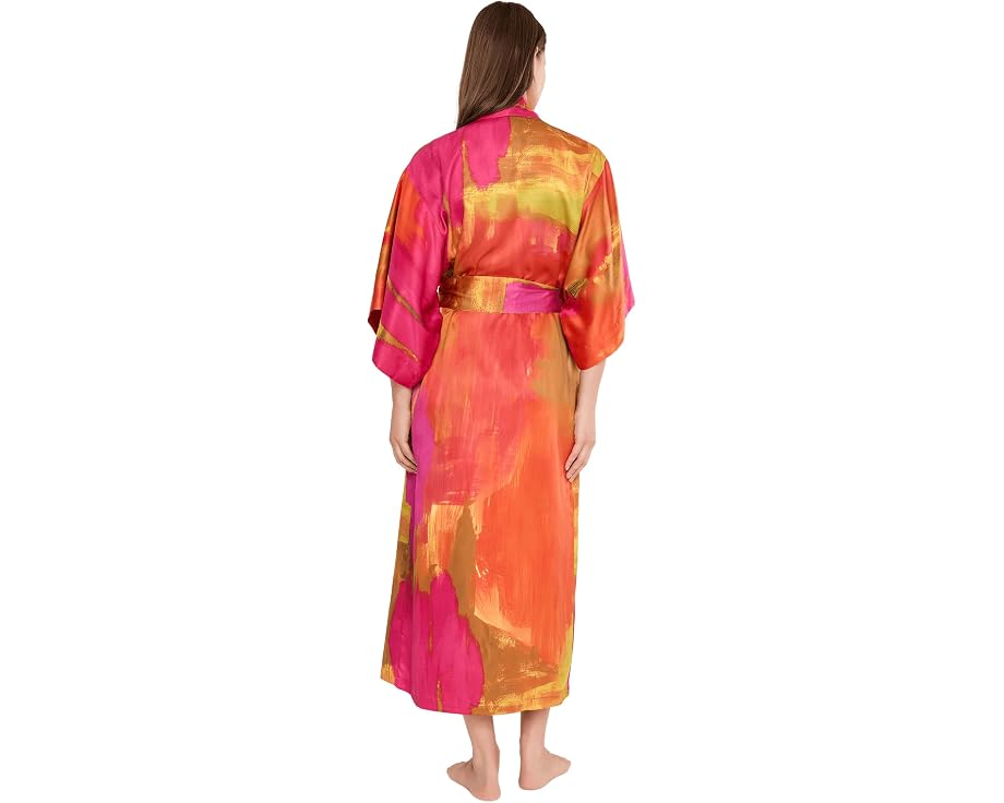 Natori Халат Soleil Robe с принтом разноцветный