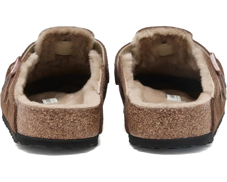 Birkenstock Boston клоги из замши с овчиной