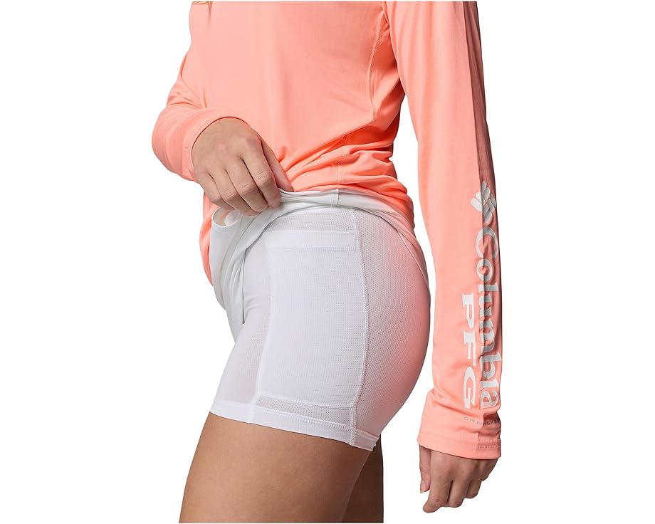 Юбка-шорты Columbia PFG Castback с защитой от солнца UPF 50 и влагоотводящей тканью