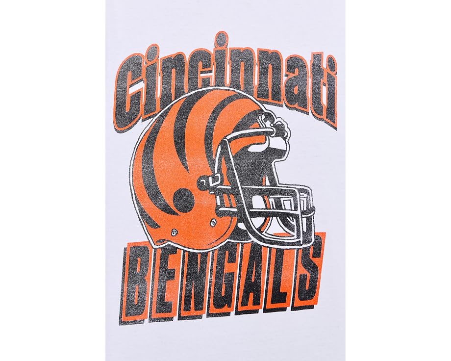 Футболка Junk Food Clothing Cincinnati Bengals с ретро-шлемом