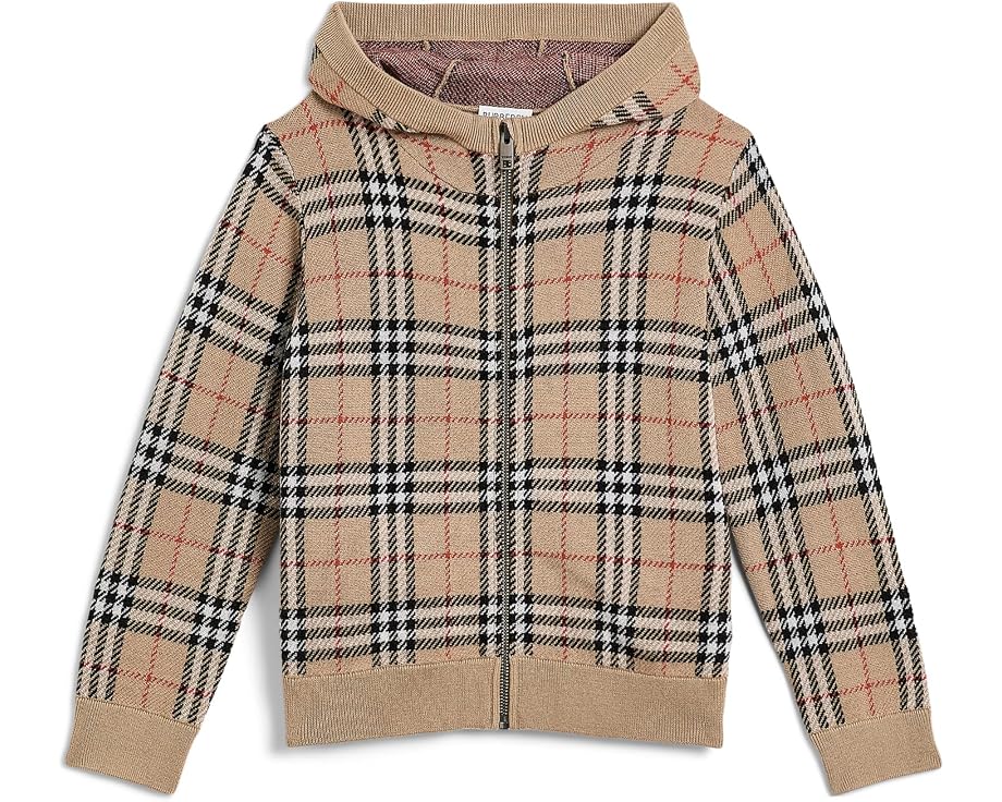 Худи Jimmy Vintage от Burberry Kids на молнии для детей
