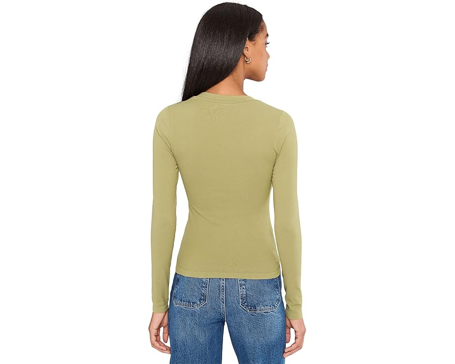 Free People Wide Awake Layering топ для многослойности с круглым вырезом