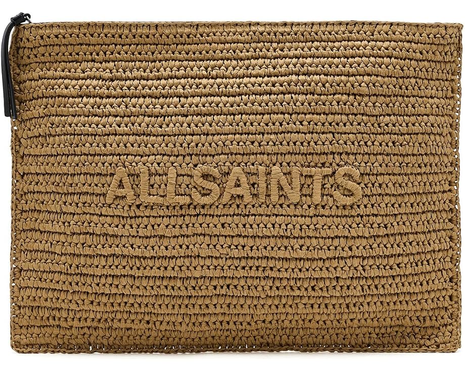 Большой клатч AllSaints Bettina Paper из бумаги