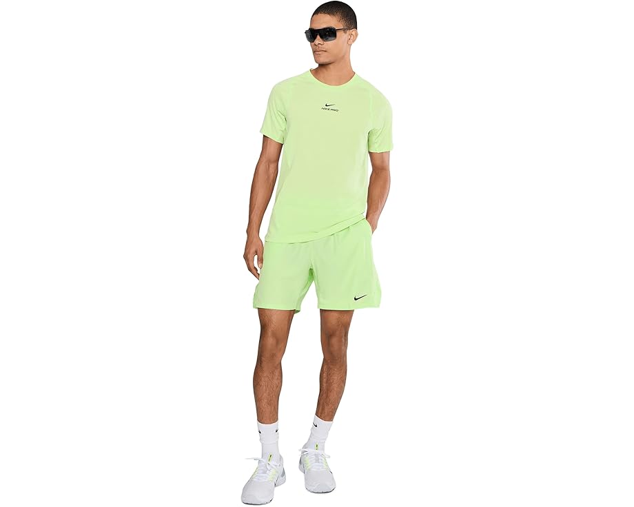Топ Nike Pro Training Dri-FIT с коротким рукавом и сетчатыми вставками