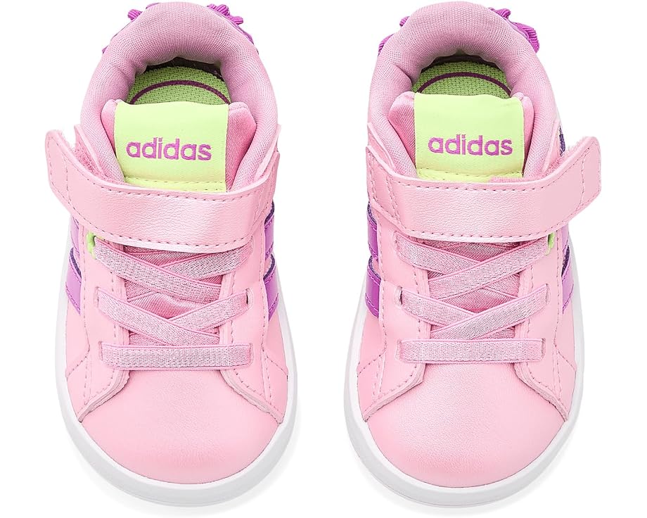 Кроссовки Adidas Grand Court 3.0 для малышей на липучках и эластичных шнурках