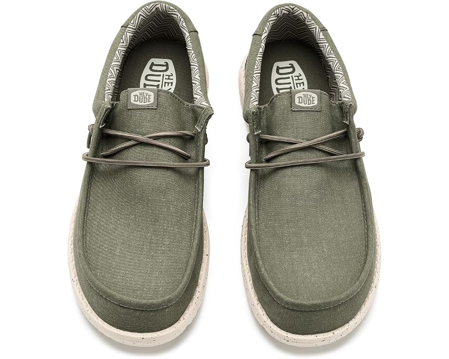 Кеды Hey Dude Wally Stretch Canvas из стрейч-холста