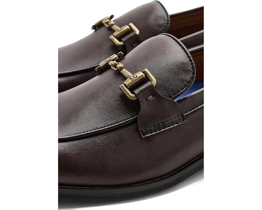 Лоферы Kenneth Cole Miller с металлическим логотипом и низким каблуком