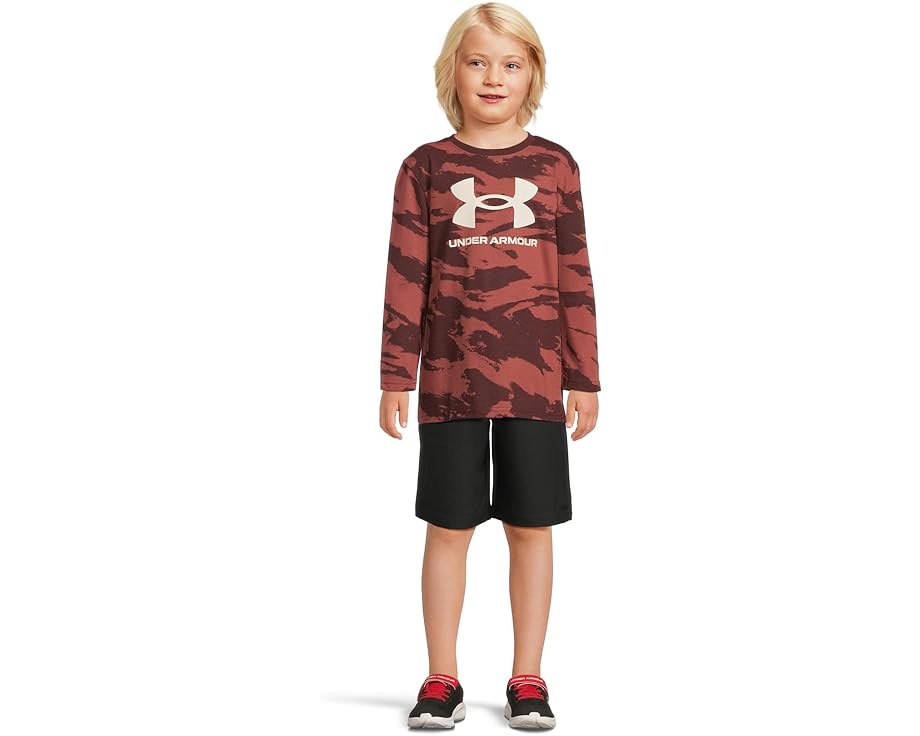 Футболка Under Armour Kids с камуфляжным принтом и мягкой текстурой