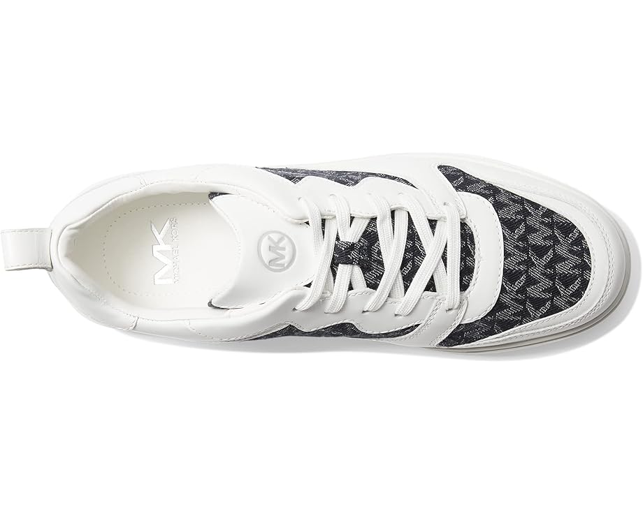 Кроссовки Michael Kors Baxter из кожи с перфорацией и прочной резиновой подошвой