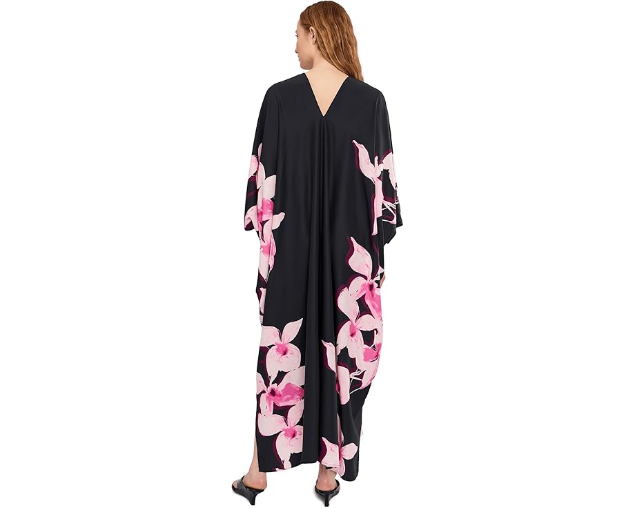 Natori женский кафтан Orchida с цветочным принтом