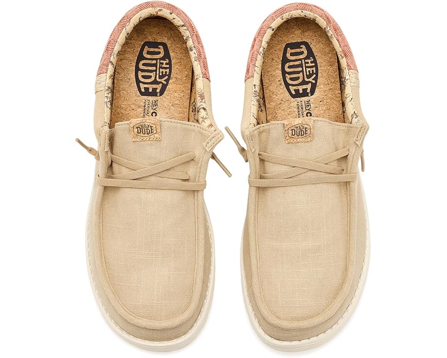 Кроссовки Hey Dude Wally Funk Summer Stitch с хлопковым верхом