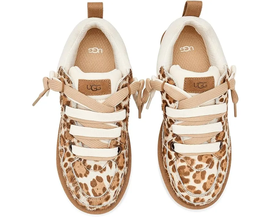 Кроссовки UGG Lo Lowmel Plains с принтом леопарда и двойной шнуровкой