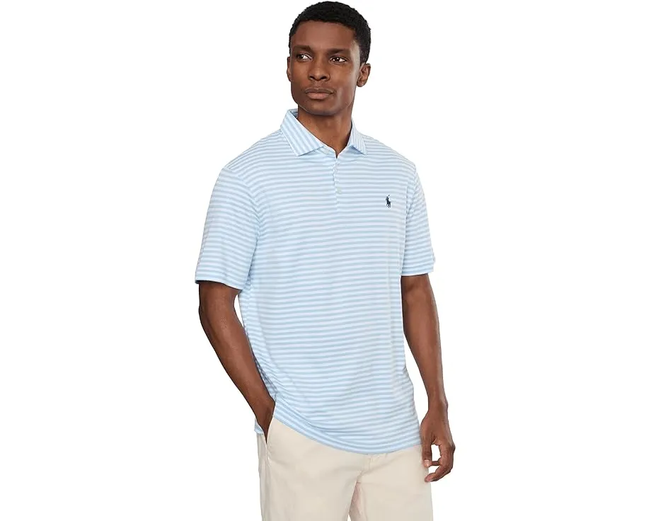 Классическая полосатая поло Polo Ralph Lauren из мягкого хлопка с короткими рукавами