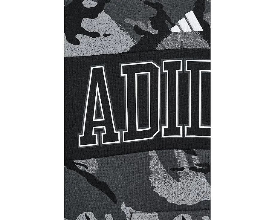 Adidas AOP Color Block Halftone Camo Hooded Pullover для детей с камуфляжем