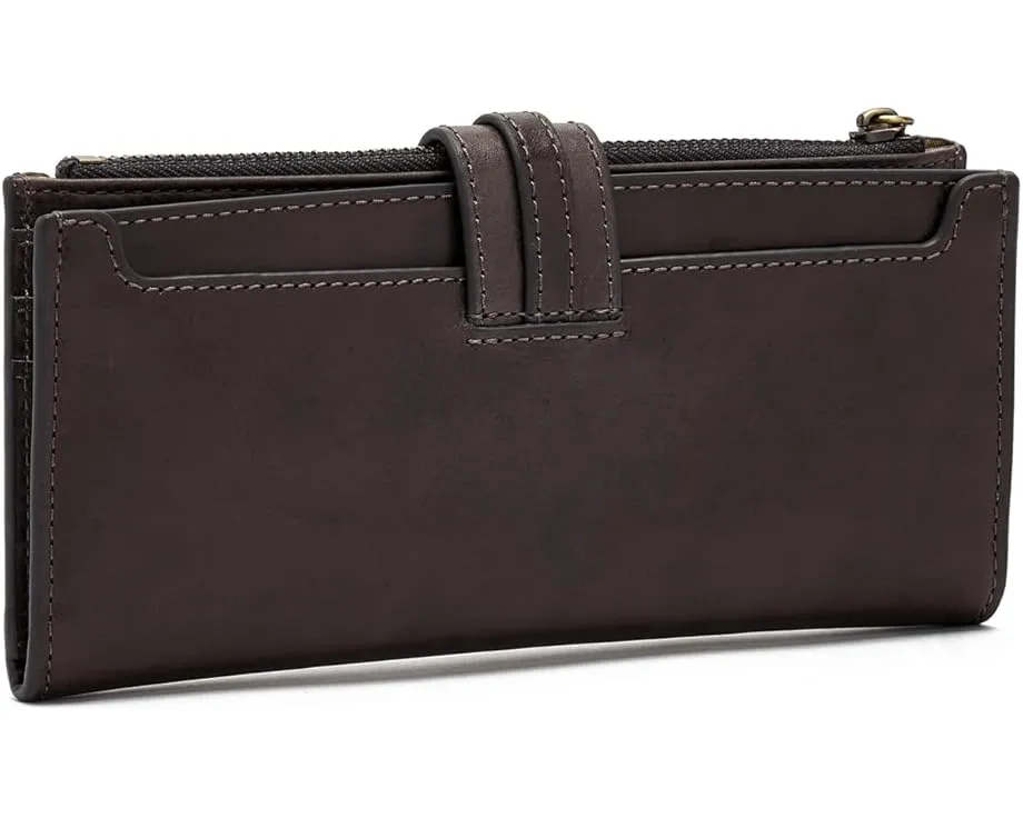 Кошелек Dunn Continental на молнии с десятью слотами для карт