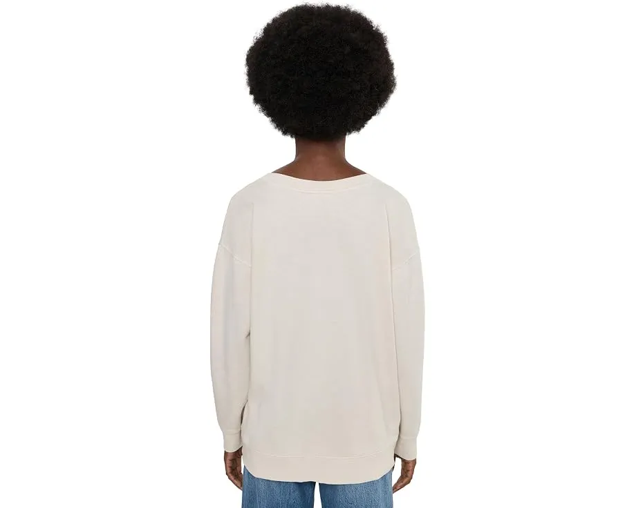 Свитшот Eileen Fisher Garment Dyed Terry V-Neck с v-образным вырезом